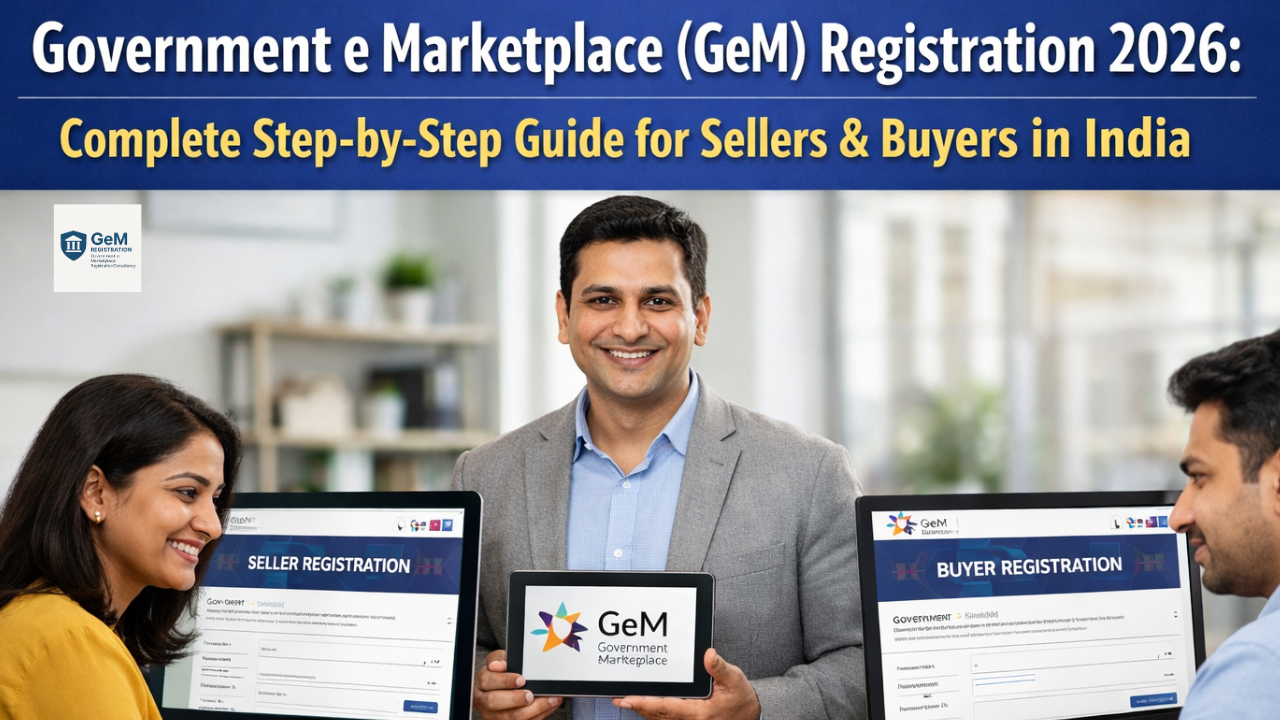 Government e Marketplace (GeM) Registration 2026 | Step-by-Step Seller & Buyer Guide India