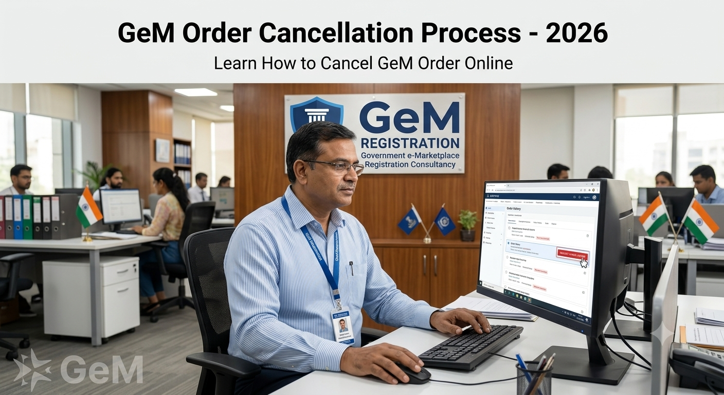GeM Order Cancellation Process 2026 | How to Cancel GeM Order Online